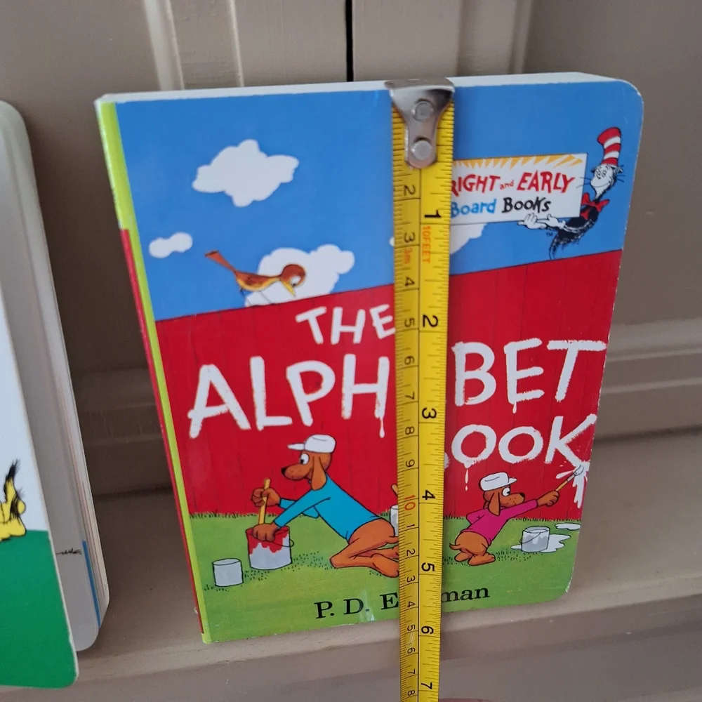 Dr. Seuss and P.D. Eastman Board Books The Alphabet Book And Hop On Pop - Picture 4 of 4